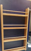 Solid Oak Spice Rack 4 Tiers Cupboard & Door Hung