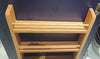 Solid Oak Spice Rack 4 Tiers Cupboard & Door Hung