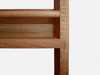 Solid Oak Spice Rack 2 Deep Shelves (Open Top) - 25cm to 57cm Wide