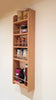 Solid Beech Larder Spice Rack for Butler Pantry Cupboard Doors - Bottle Shelf - 5 Shelves - 30cm to 50cm Wide