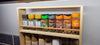 Solid Pine Spice Rack 3 Tiers / Shelves for Herb & Spice Jars