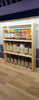 Solid Pine Spice Rack 3 Tiers / Shelves for Herb & Spice Jars