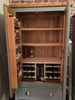 Oak Spice Rack 6 Shelves on Butler Pantry Door