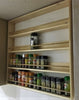 Solid Pine Spice Rack 4 Tiers / Shelves - SilverAppleWood