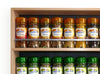 Solid Beech Spice Rack 4 Tiers / Shelves for Spices & Herb Jars - SilverAppleWood