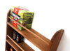 Solid Oak Larder Pantry Spice Rack for Spice Jars, Bottles and Packets - 4 Shelves - SilverAppleWood