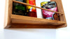 Solid Oak Larder Pantry Spice Rack for Spice Jars, Bottles and Packets - 4 Shelves - SilverAppleWood