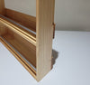 Solid Pine Spice Rack 2 Tiers / Shelves for Herb & Spice Jars