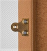 Solid Oak Spice Rack 5 Tiers Cupboard & Door Hung